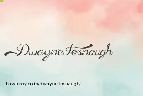 Dwayne Fosnaugh