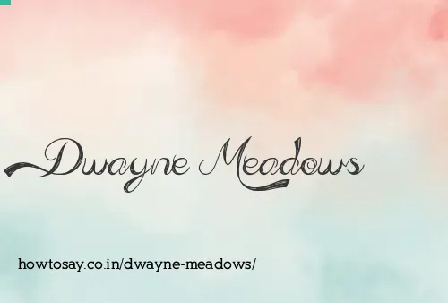 Dwayne Meadows