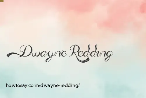 Dwayne Redding