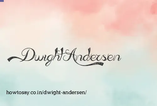 Dwight Andersen