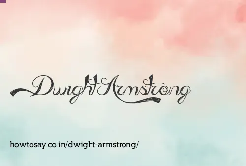 Dwight Armstrong