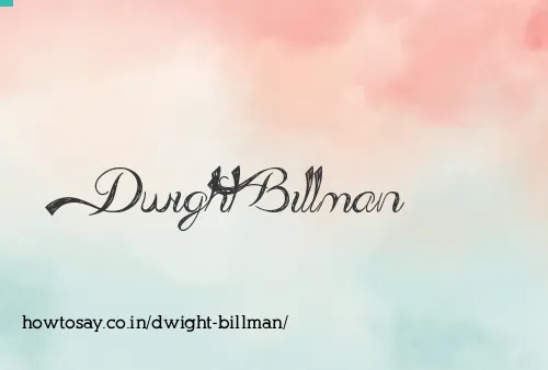 Dwight Billman