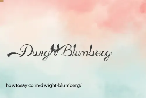 Dwight Blumberg