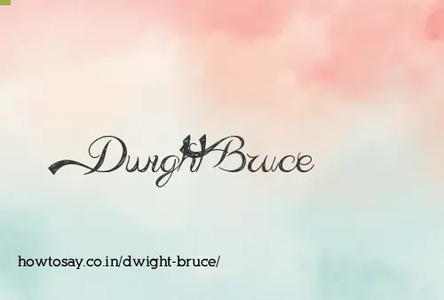 Dwight Bruce
