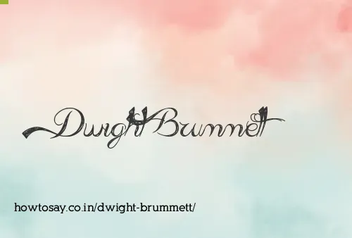 Dwight Brummett