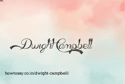 Dwight Campbell