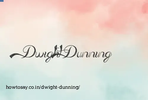 Dwight Dunning