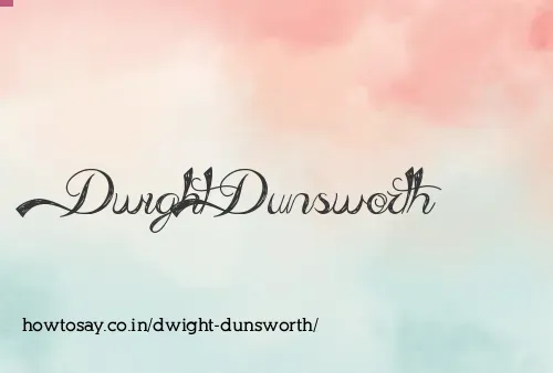 Dwight Dunsworth
