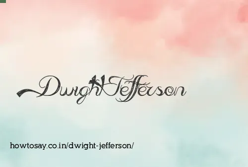 Dwight Jefferson