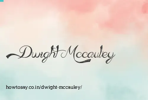 Dwight Mccauley