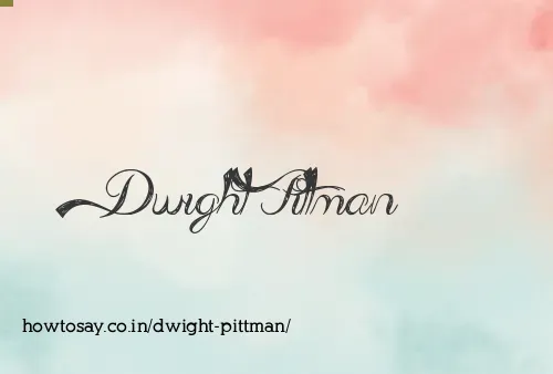 Dwight Pittman