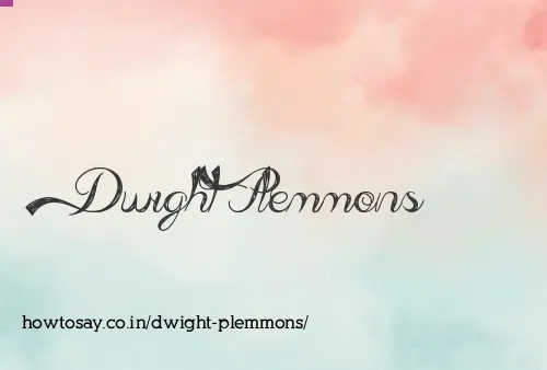 Dwight Plemmons
