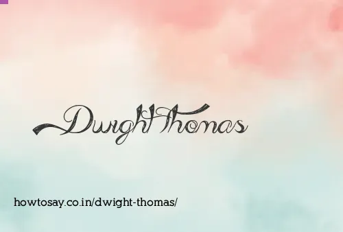 Dwight Thomas