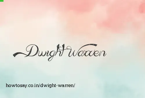 Dwight Warren
