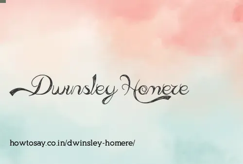 Dwinsley Homere