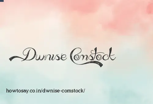 Dwnise Comstock