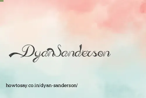 Dyan Sanderson