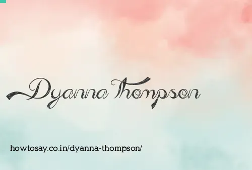Dyanna Thompson