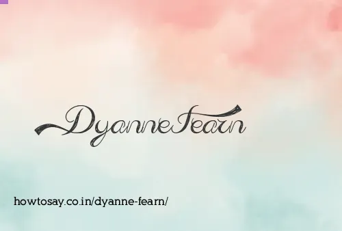 Dyanne Fearn