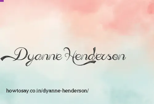 Dyanne Henderson