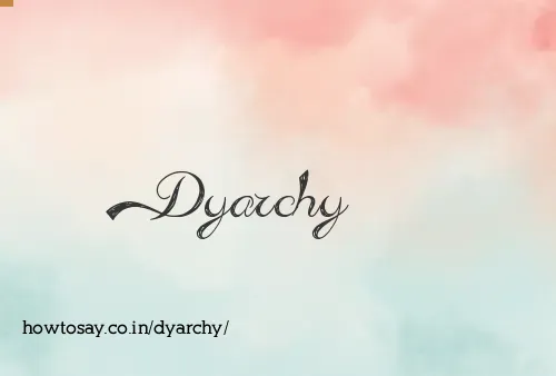 Dyarchy
