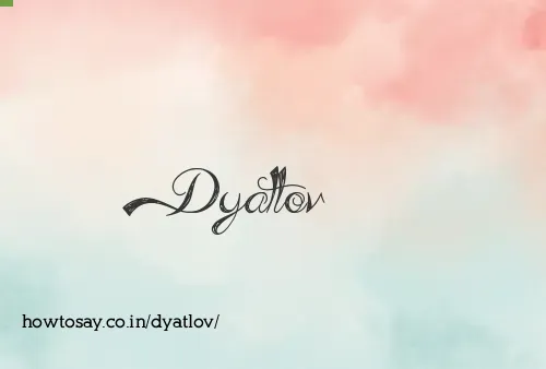 Dyatlov