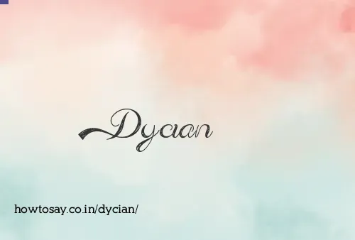 Dycian