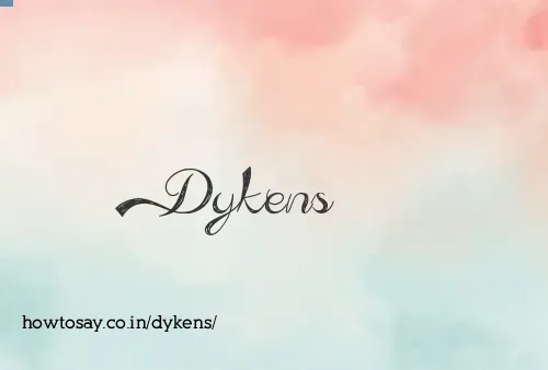 Dykens