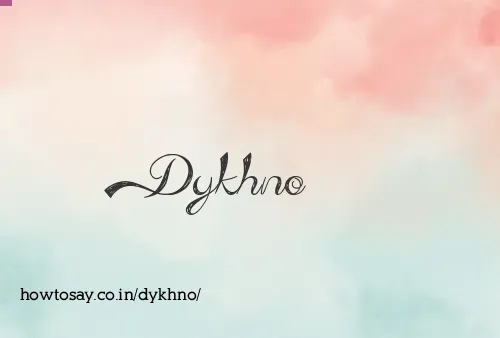 Dykhno