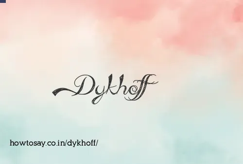 Dykhoff