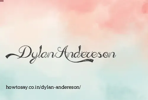 Dylan Andereson