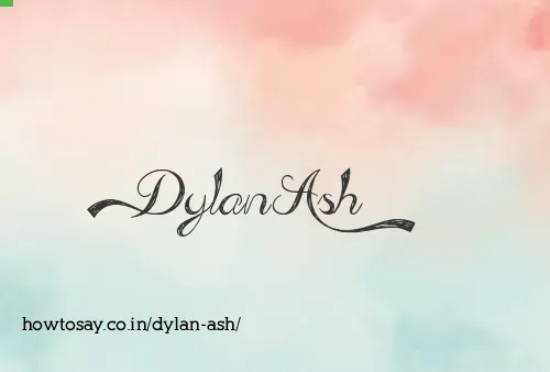 Dylan Ash
