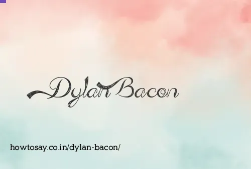 Dylan Bacon