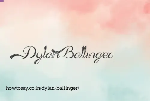 Dylan Ballinger
