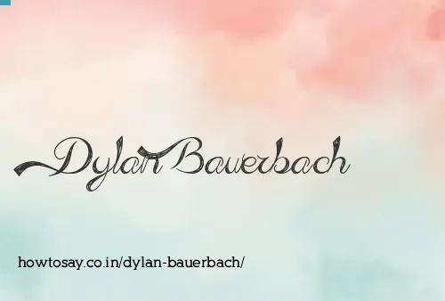 Dylan Bauerbach