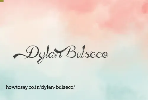 Dylan Bulseco