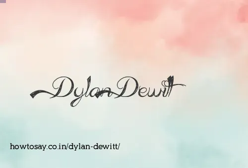 Dylan Dewitt