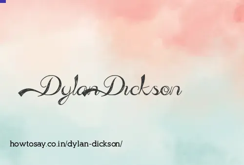 Dylan Dickson