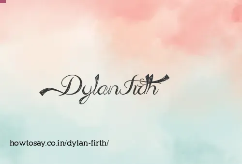 Dylan Firth