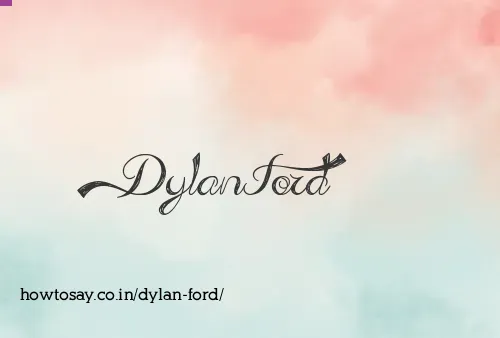 Dylan Ford