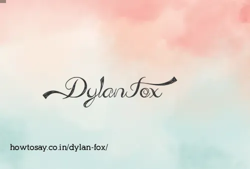 Dylan Fox
