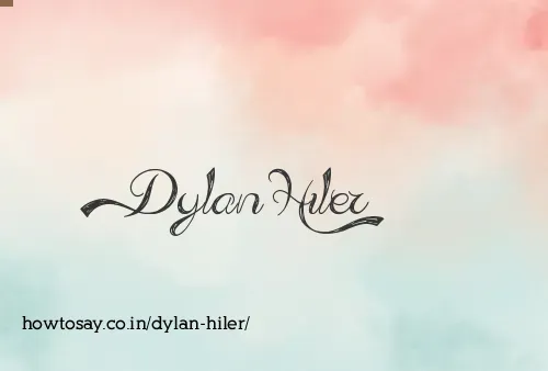 Dylan Hiler