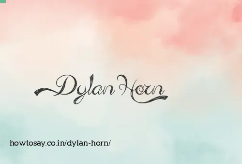 Dylan Horn