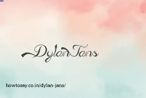 Dylan Jans