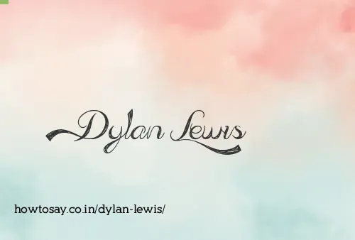 Dylan Lewis