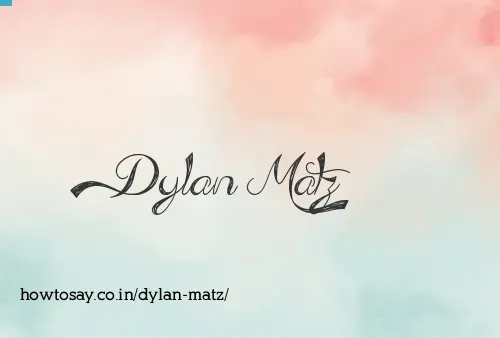 Dylan Matz