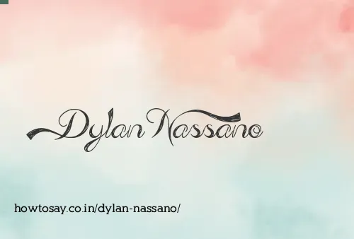 Dylan Nassano