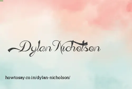 Dylan Nicholson