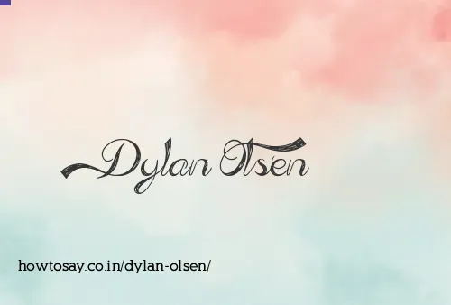 Dylan Olsen