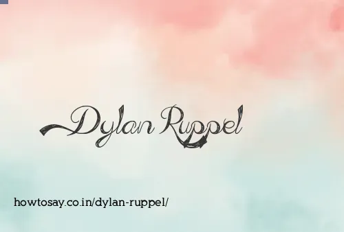 Dylan Ruppel